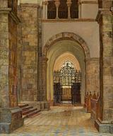 Kristian Zahrtmann. Fra Ribe domkirke. Et af kapellerne. 1875 | RKM