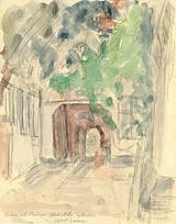 Sigurd Swane. Porten til Clausens gård, Ribe. 1926 | RKM