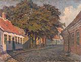 Hilmar Riberholt. Gadeparti fra Ribe | RKM