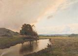 J. Bentzen-Bilkvist. Opklarende vejr, Vejle. 1905 | RKM
