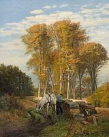 Thorvald Niss. Borrevejle skov. 1878 | RKM