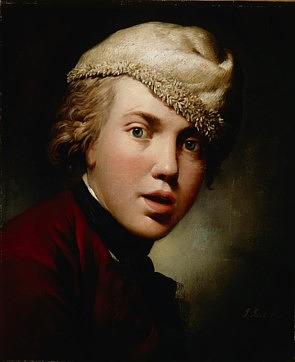 Jens Juel. Selvportræt (Det måbende), 1767. Kunstmuseum Brandts
