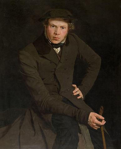 Christen Købke. Portræt af maleren 
Constantin Hansen, 1834-1835
